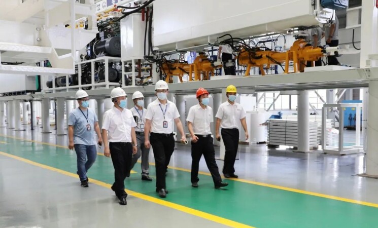 區(qū)環(huán)保局一行蒞臨我司指導工作